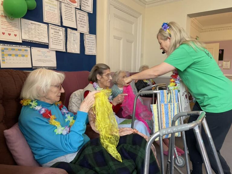 DSES providing singing for dementia with care home residents