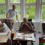 Wayne and Hilgay care home residents