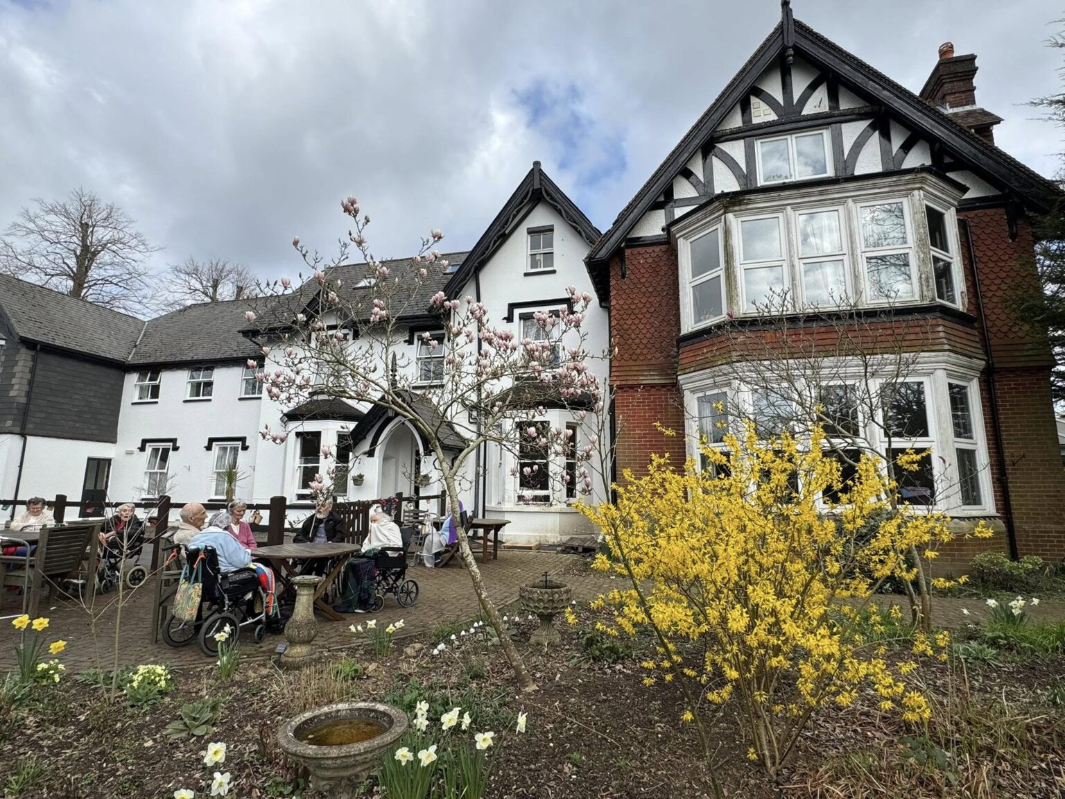 Hilgay Care Home Front of House Flowers