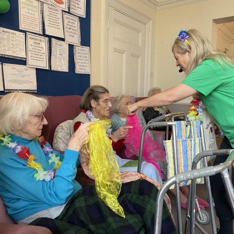 DSES providing singing for dementia with care home residents