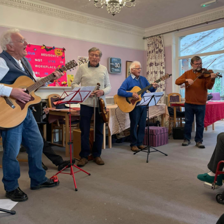 Robinwood Band brings care home entertainment